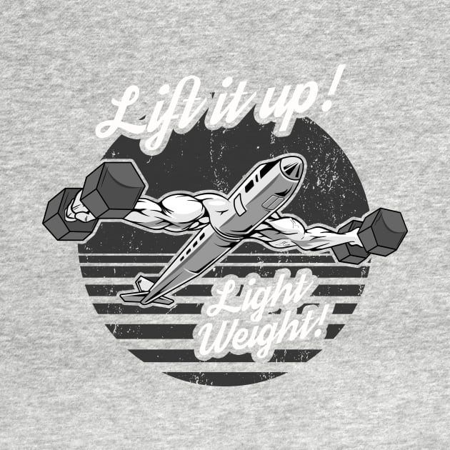 Lift it Up Bodybuilder Shirt Powerlifting Gym Motivation by ELFEINHALB